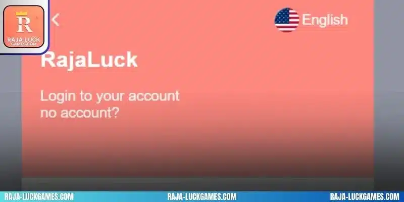 Instruction for performing Raja Luck login correctly
