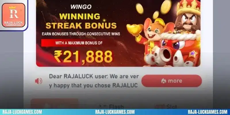 Lucky spin to receive big jackpot