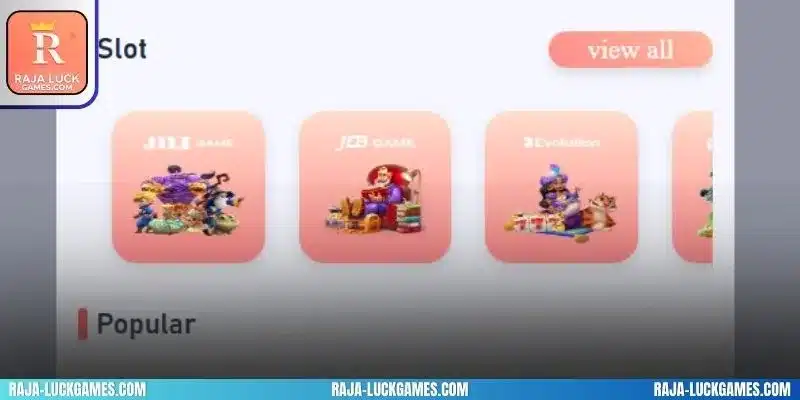 The slots betting lobby brings top notch experiences